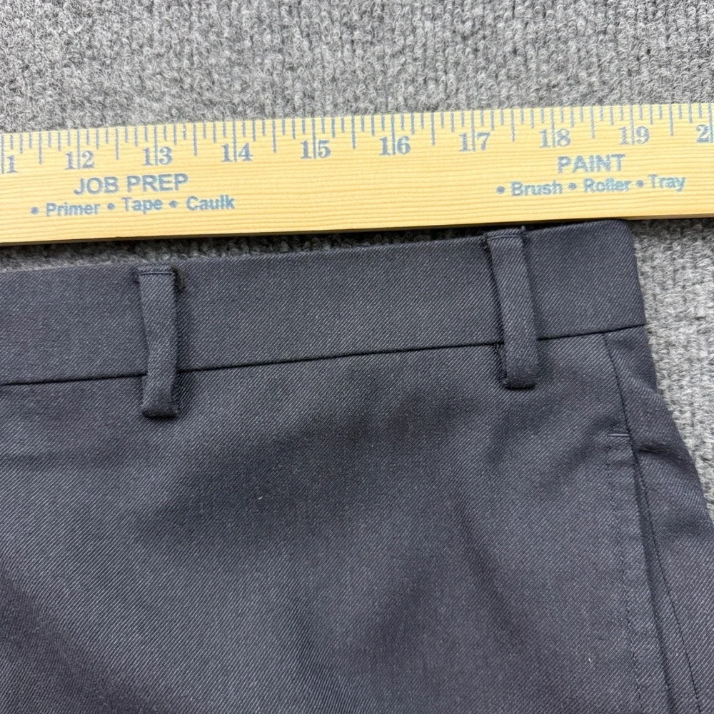 Lauren Ralph Lauren Dress Pants Mens 38x29 Navy Blue Flat Front Stretch Trousers